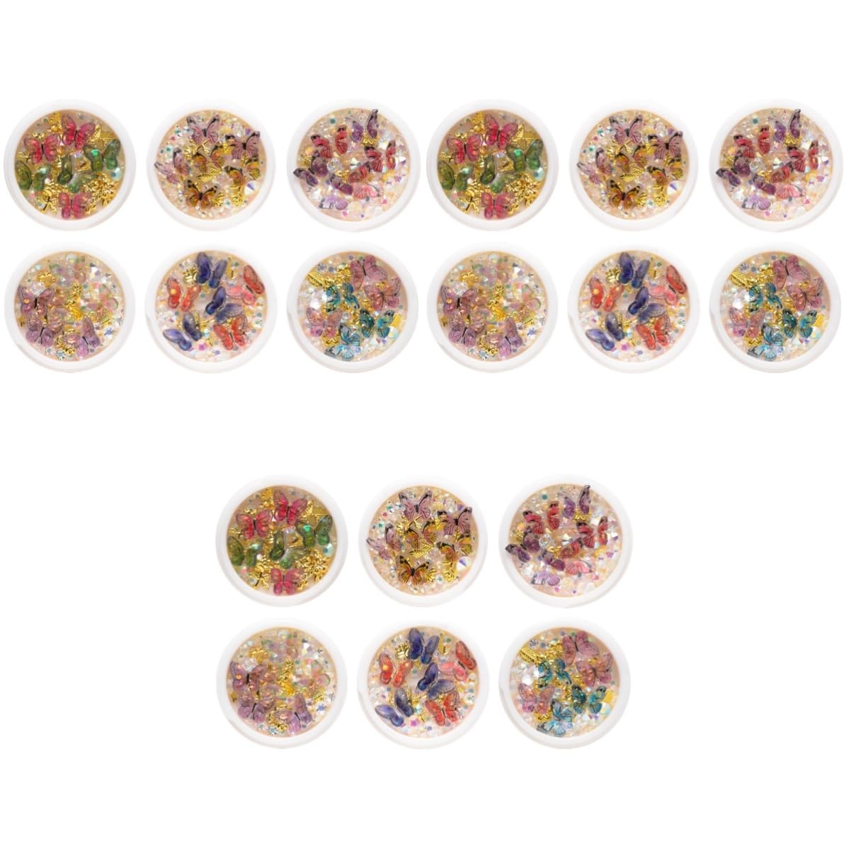 Ipetboom 3 Ensembles Accessoires D'art D'ongle De Nail Polish Nail Gel Ongle Nail Art Autocollants D'art D'ongle De Bricolage Autocollants À Ongles Abdos 6 Boîtes*3