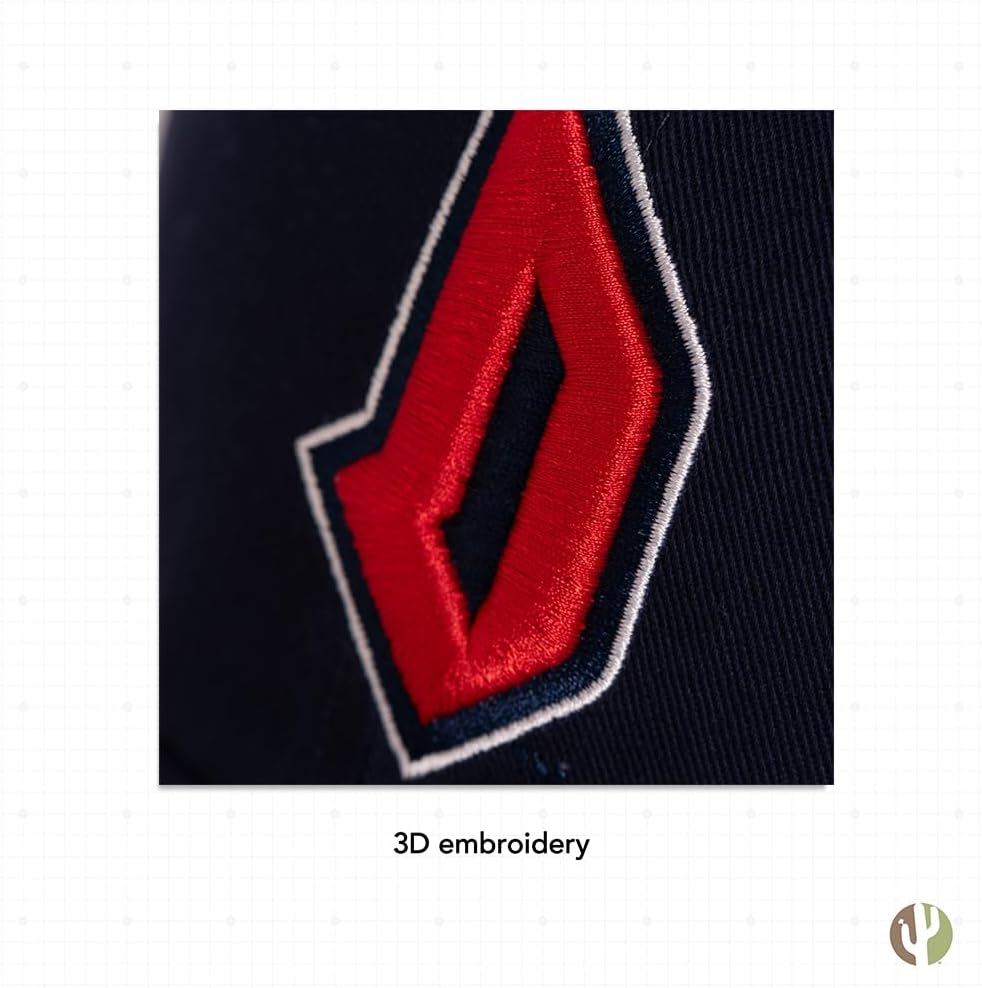 Desert Cactus Duquesne University Baseball Hat Dukes DUQ Brimmed Embroidered Cap Adjustable Cloth Strap Adult (Style A) Blue - Image 5