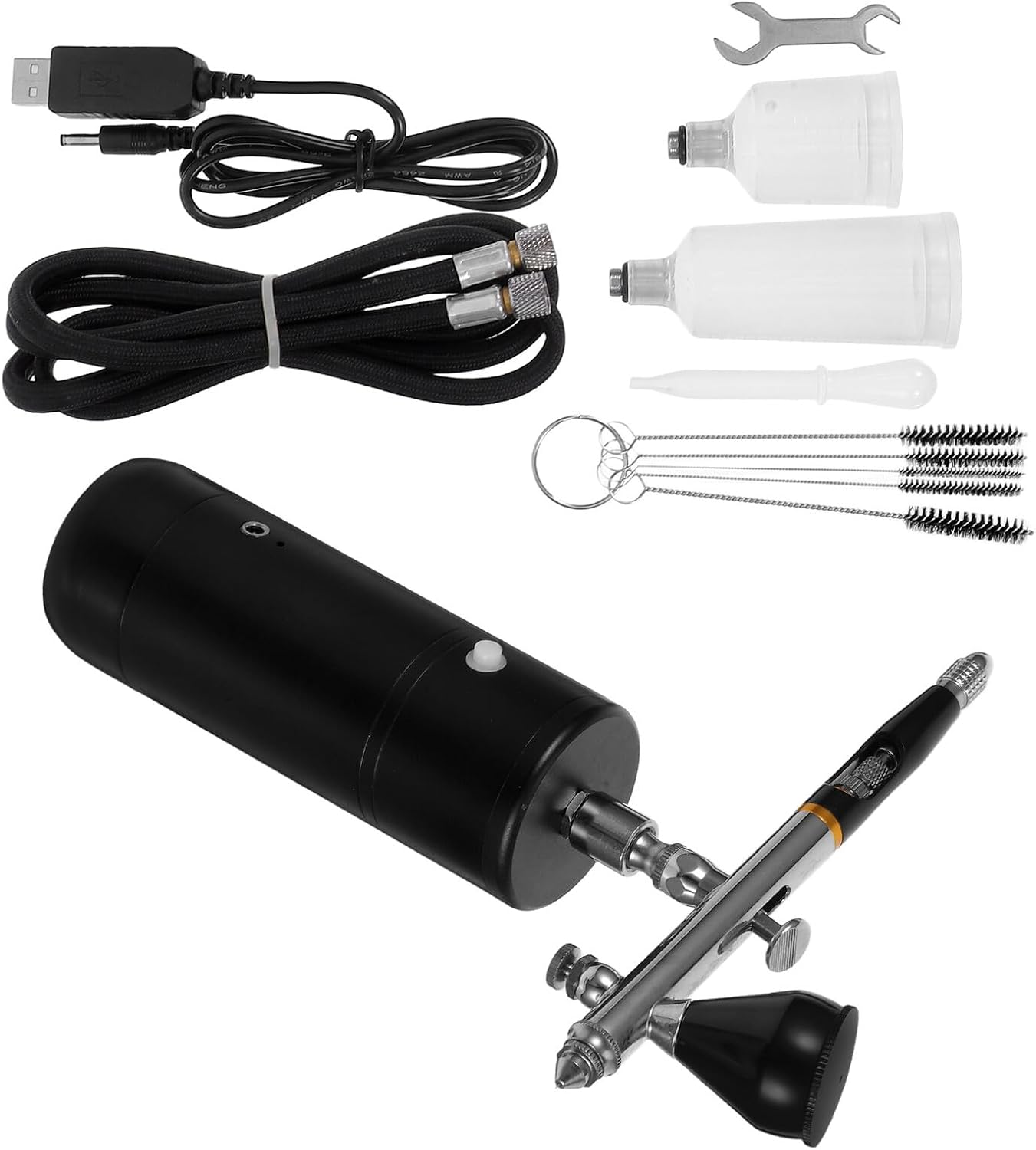 Air Brush Kit with Compressor, 32psi 0.3mm Nozzle