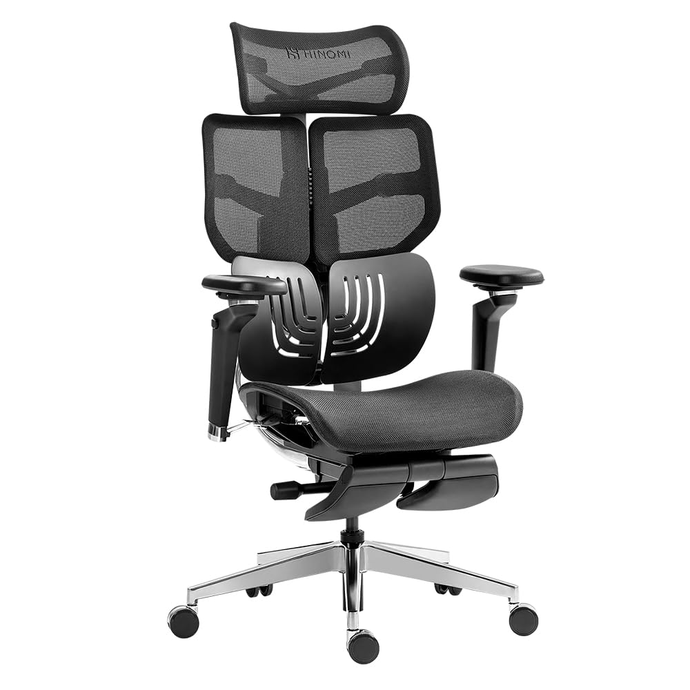 Hinomix1 Ergonomic Office Chair With Foot Rest Comfy Home Office
