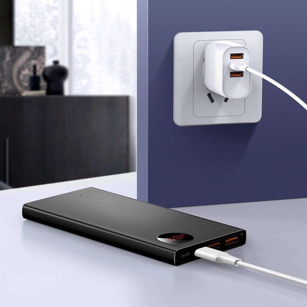 Charging Baseus Power Bank