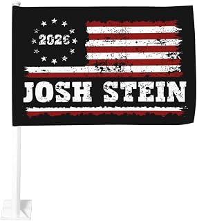 Josh-Stein 2026 North Carolina Governor Election 2026 Car Flag 12"X18" Inch Flags Double Sided Car Vehicle Banner For Boat, Motorcycle