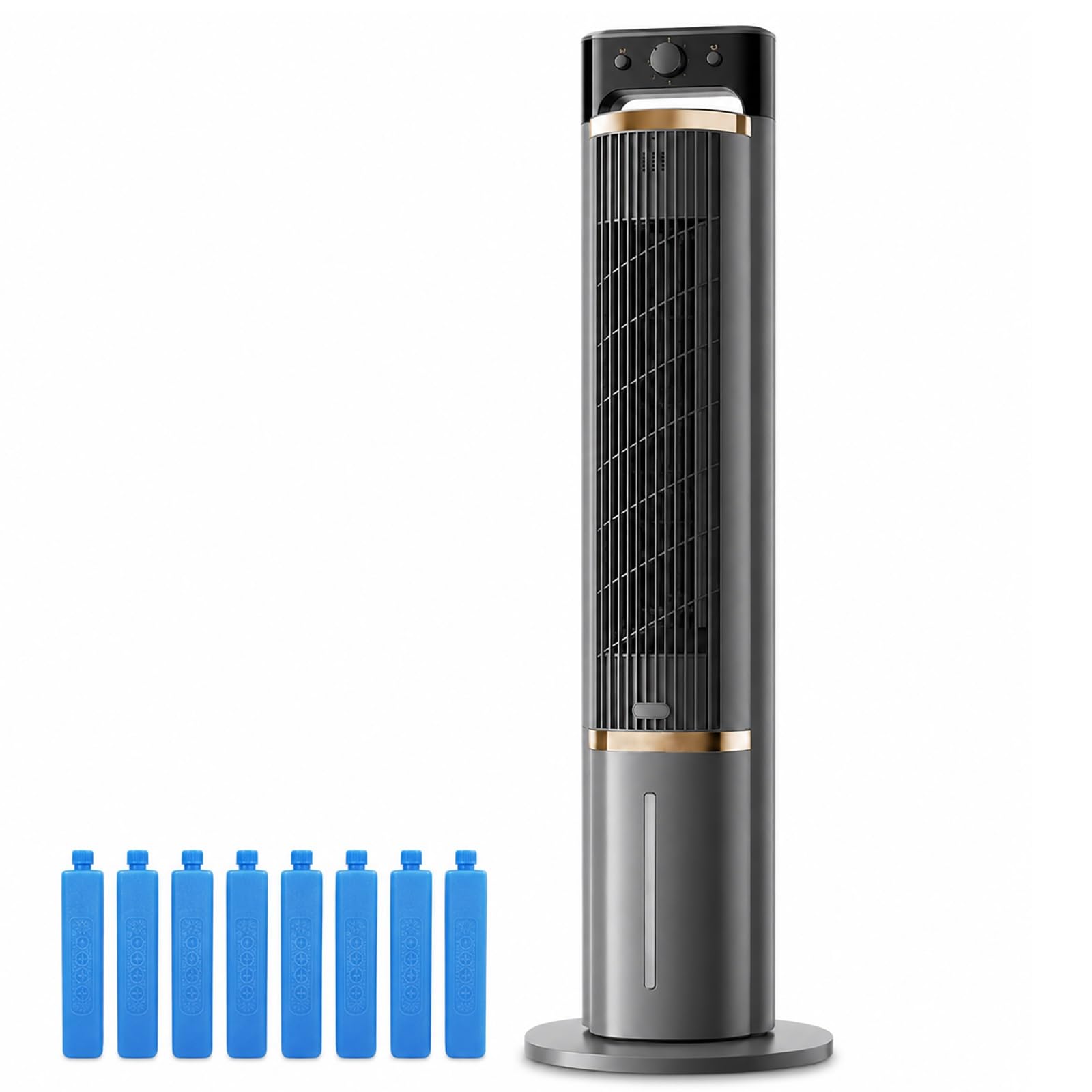 Zdmzr One Color Portable Evaporative Air Cooler, Rear Pull Out Swamp Cooler, 3 Speeds, Suit For Bedroom, Room, Office