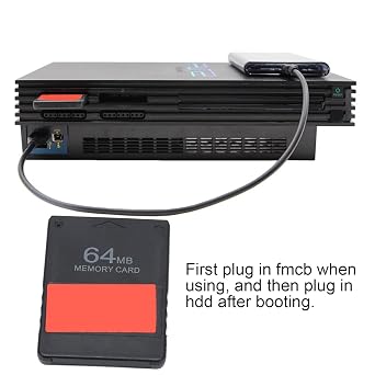 Memory Card, Plug and Play FMCB1.966 External Data 2 Console, Card for PS2 High Speed Game