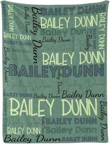 Miniatura 136 de Dr.TOUGH Mantas personalizadas para niños y adultos, manta personalizada con nombre para niños, manta con monograma con nombres personalizados