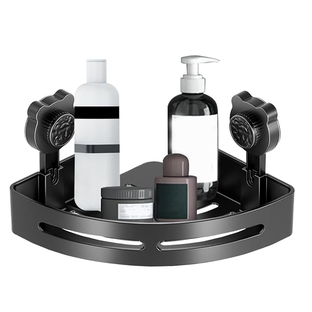 Shower Organizer Corner - Corner Shower Shelf Bathroom Storage Wall Mount Shower Caddy Adhesive Shower Organizer Rust Corner