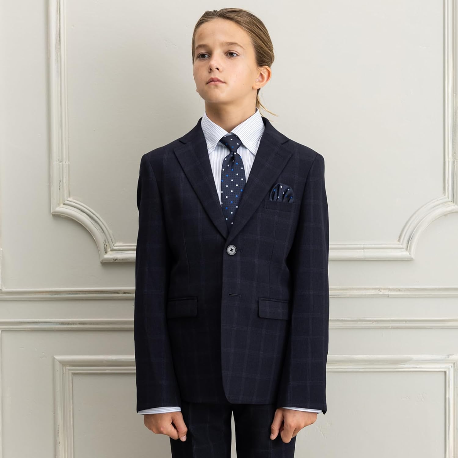 WANDER FACTORY] 入学式 卒園式 スーツ 男の子 6点セット ロングパンツ