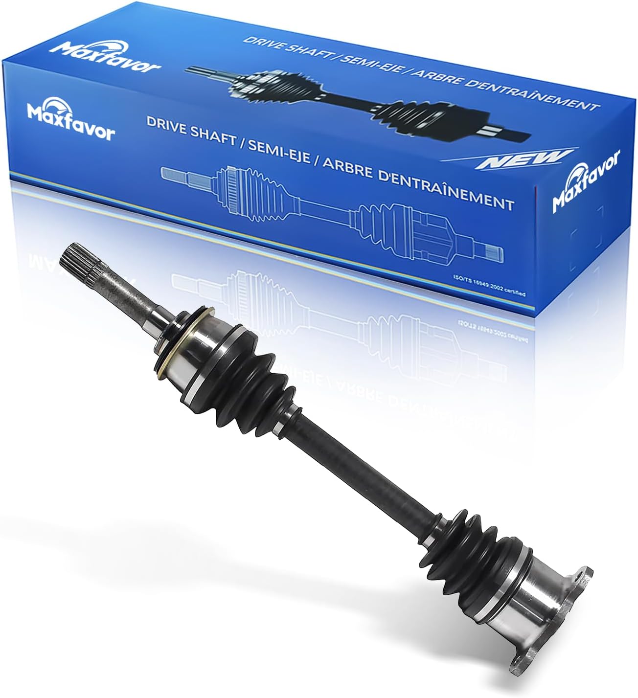 MAXFAVOR CV Axle Joint Assembly Left Compatible With 1999-2005 Suzuki Grand Vitara; 1996-1998 Sidekick; 1999-2004 Vitara; 2004-2006 XL-7, Front Driver Side CV Joint Shaft Assembly OE# NCV68031