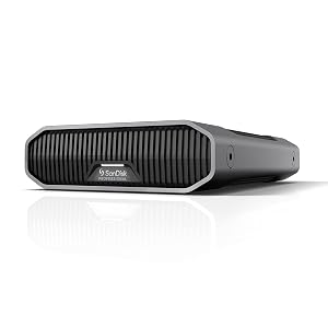 SanDisk Professional 8TB G-Drive Enterprise-Class External Desktop Hard Drive - 7200RPM Ultrastar HDD Inside USB-C 10Gbps USB 3