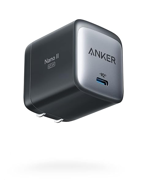 Anker Nano USB C Charger,65W GaN II PPS Fast Compact Foldable Charger for MacBook Pro, Galaxy, Dell, iPhone 17/16, iPad Pro, and More
