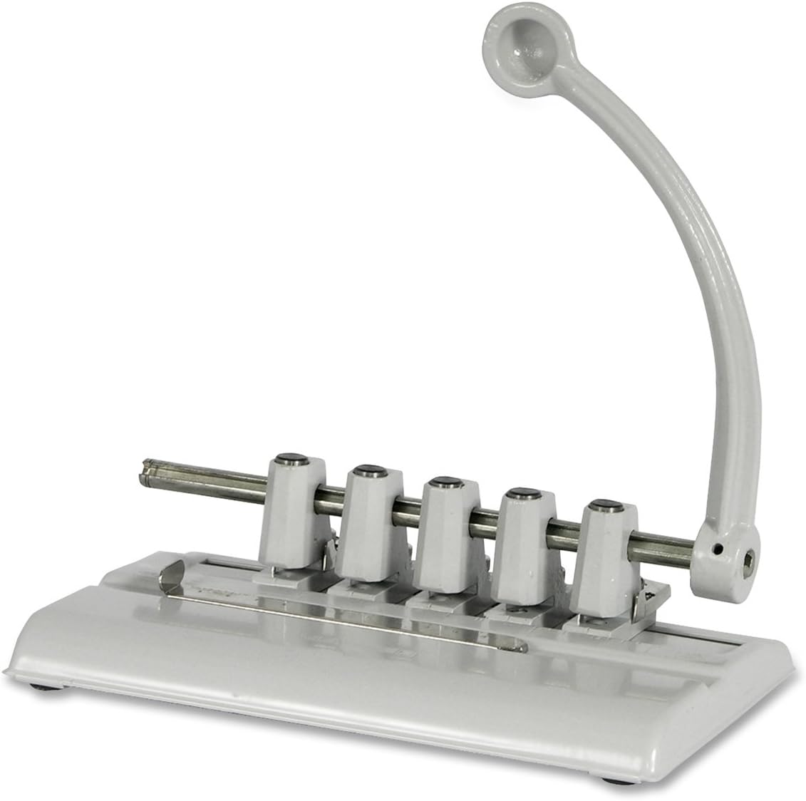 Martin Yale525M Master Hole Punch, 11/32" Hole Diameter, Punches Through Up to 40 Sheets of 20-lb. Bond Paper, Comes with 5 Punch Heads and Accepts a Total of 7