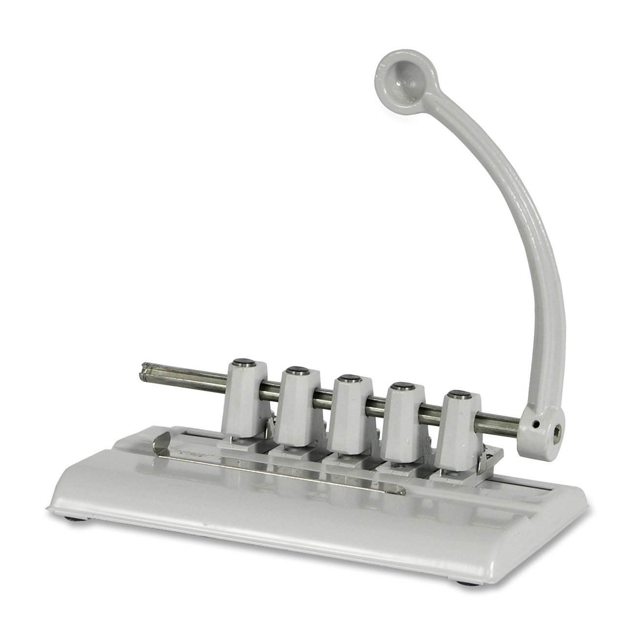 Martin Yale 525M Master Hole Punch, 11/32 Hole Diameter, Punches Through Up To 40 Sheets of 20-lb. Bond Paper, Comes With 5 Punch Heads and Accepts a Total of 7