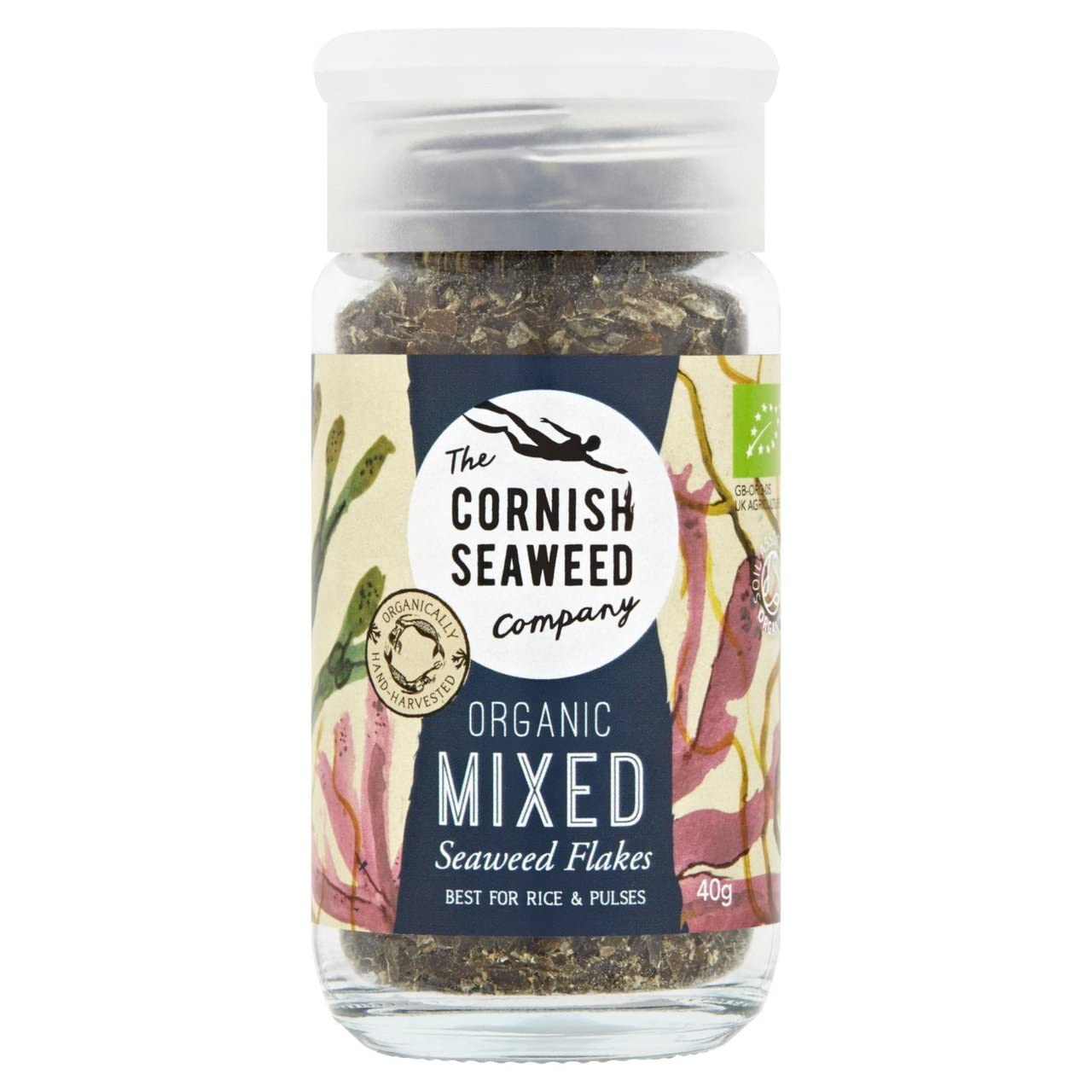 The Cornish Seaweed Company Organic Mixed Seaweed Flakes 40g