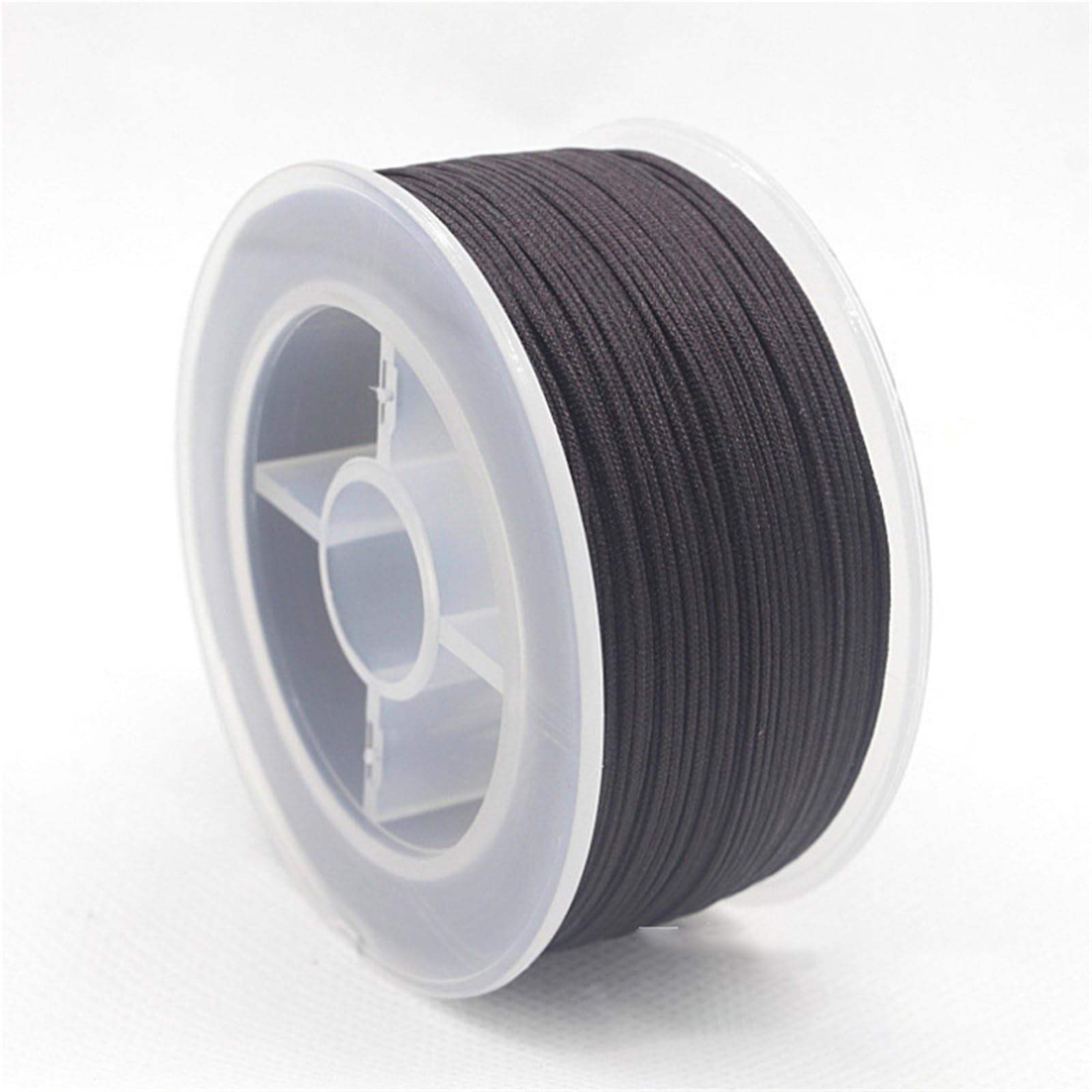 Nylon Cord Thread 5PCS 2mm 50m Nylon Cord Thread For Jewelry DIY Making Necklace Handmade Material Rope Beading Braided String for Making Bracelet, Necklace, Chinese Knot(Coffee)