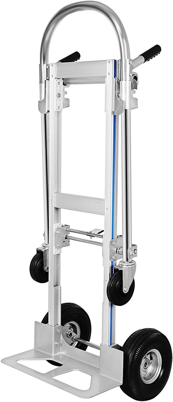 Grеаtеѕt Prоduсt Hihone 770 Lbs Aluminum Hand Truck, 2 in 1 Heavy Duty Convertible Folding Hand Truck, with 10 Rubber Pneumatic Wheels, Assisted Hand Truck Flatform Cart Frее Shірріng оƒƒеr Hihone 770 Lbs Aluminum Hand Truck, 2 in 1 Heavy Duty Convertible Folding Hand Truck, with 10 Rubber Pneumatic Wheels, Assisted Hand Truck Flatform Cart