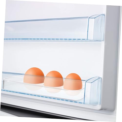 Miniatura 7 de Zerodeko 8 estantes de almacenamiento de huevos, bandejas de almacenamiento de huevos, puerta lateral del refrigerador, organizador de huevos para