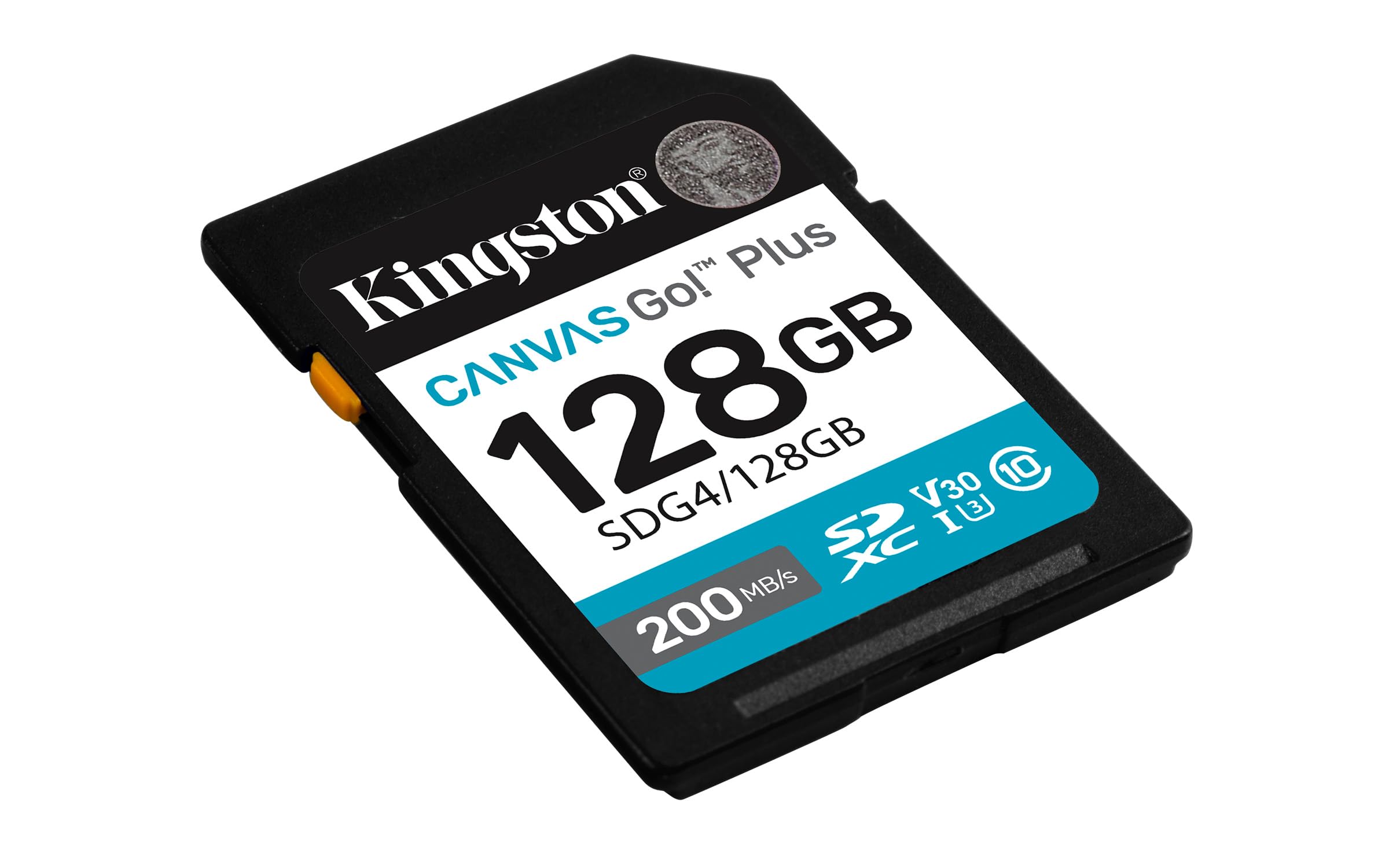 Kingston Canvas Go Plus SDXC Memory Card Gen4 200MB/s C10 UHS-I U3