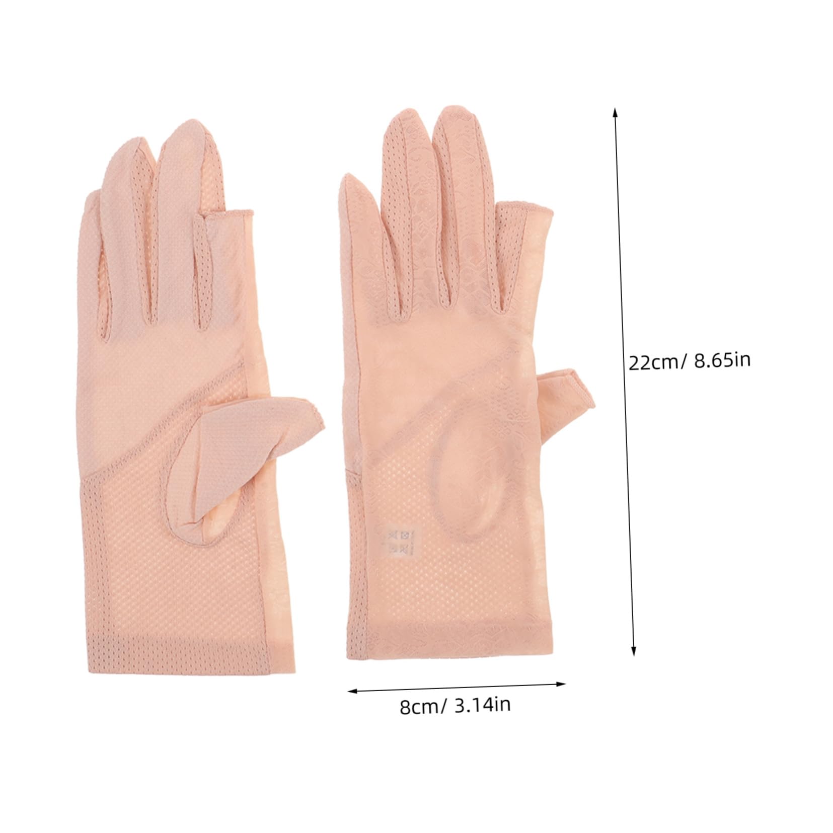 BESPORTBLE Riding Accessory 2 Pairs of Sun-Proof Driving Gloves Non-Slip Thin Gloves for Men Breathable Easy to Clean
