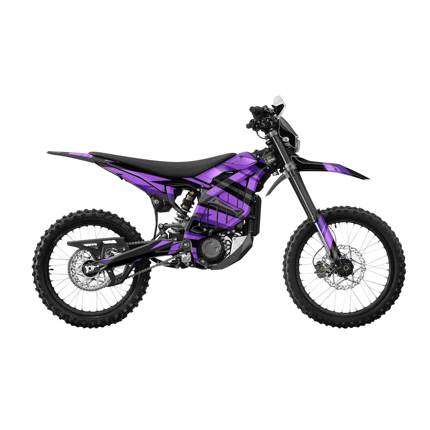 Surron Ultra Bee Graphics Kit Wrap - Tribe Arc Purple - Sur-Ron Skin - Premium 3M Vinyl Protective Wrap Decal Cover - Easy to Apply | Crafted in The USA by MightySkins