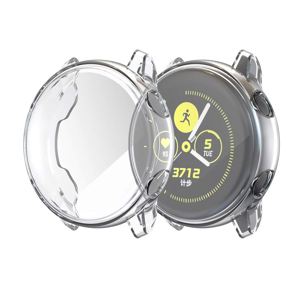 Enkay Clear Full Screen Coverage TPU Watch Cover for Samsung Galaxy Watch Active 1 2019