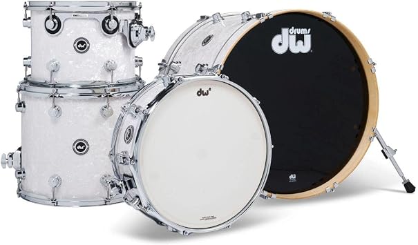 DW DWe 4-piece Shell Pack - White Marine Pearl FinishPly