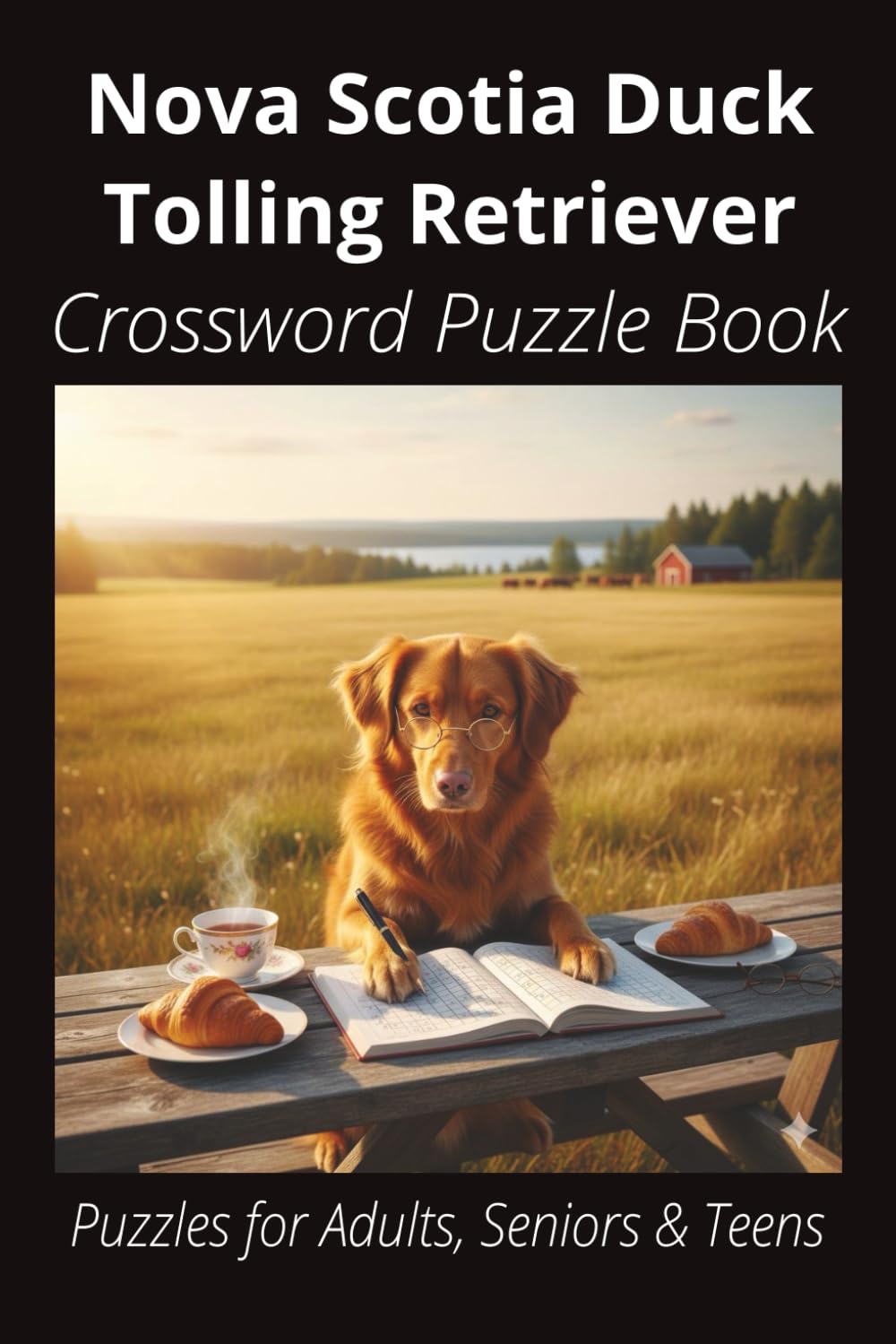 Nova Scotia Duck Tolling Retriever Crossword Puzzle Book: Crossword Puzzles with Easy-to-Read Print About Nova Scotia Duck Tolling Retrievers, Loyal ... – A Pawesome Gift for Pet Lovers, Vacations