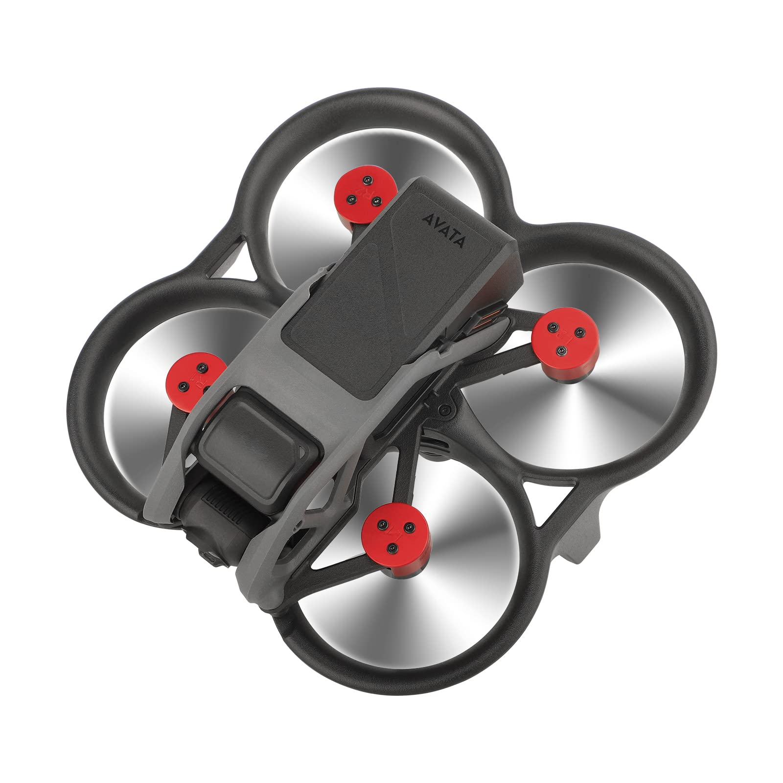 ZJRXM Alu-Motorkappen Für DJI Avata – 4 Stück, Schwarz, Schutz Vor Staub & Kratzern
