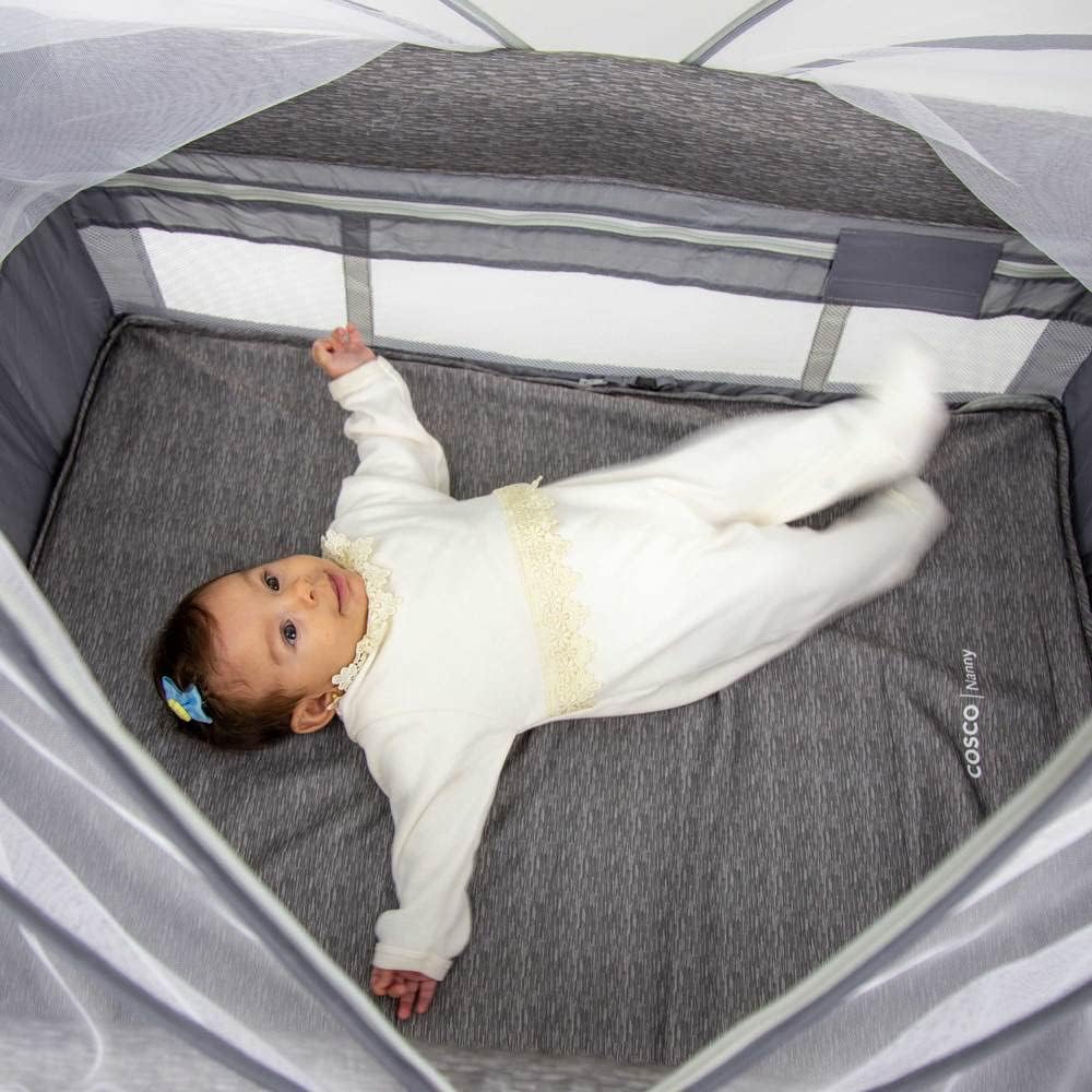 Cosco Kids, Berço Nanny, 0 a 18kg, Rosa Rajado