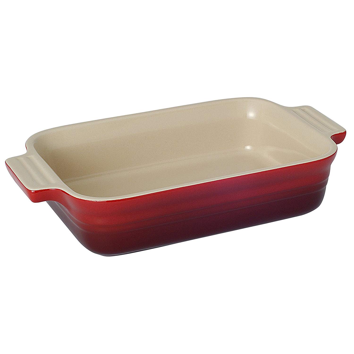 【新品】ル・クルーゼ　レクタンギュラーディッシュ（大） Amazon｜ルクルーゼ レクタンギュラー・ディッシュ 19cm