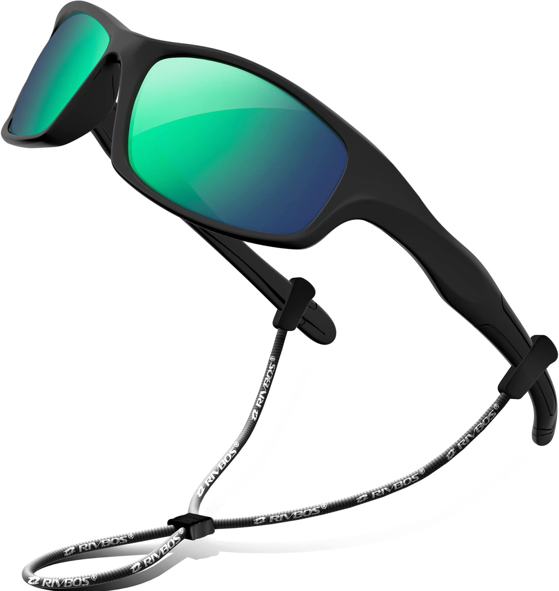 Kids Sunglasses Polarized UV Protection Flexible Rubber Glasses Shades with Strap for Boys Girls RBK037