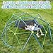 Gardenature 10FT Climbing Dome with Hammock, Outdoor Jungle Gym for Kids, Geometric Dome Climber Supporting 880 Lbs Anti-Rust Metal Outdoor Play Structure ASTM Approved Blue & Green