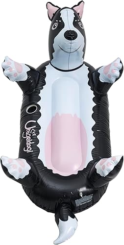 Miniatura 2 de Flotador inflable de verano para perros negros, para adolescentes, adultos y mascotas