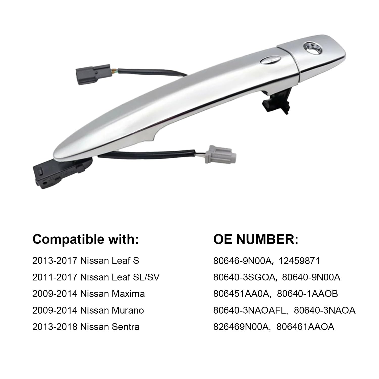 Amazon.co.jp: NITOYO 2個 外装ドアハンドル 日産セントラ 2013-2016