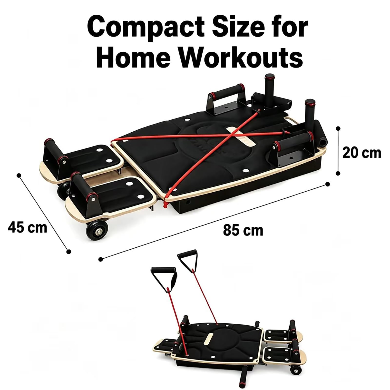 Set di Tavolette per Pilates Reformer, Reformer in Legno per Pilates