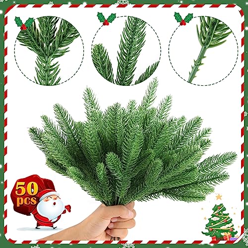 Hananona50pcsartificialpinebrancheschristmasgreeneryplantspineneedlesdiycedarpicksandspraysaccessoriesforchristmasgarlandwreathcraftandhomedecor50green Urban Country Home Decor Hananona 50 pcs artificial pine branches christmas greenery plants pine needles diy cedar picks and sprays accessories for christmas garland wreath craft and home decor 50 green urban country home decor