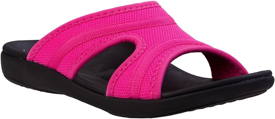 REVITALIGN Women's Energize Slide Sandal 7.5 Pink.