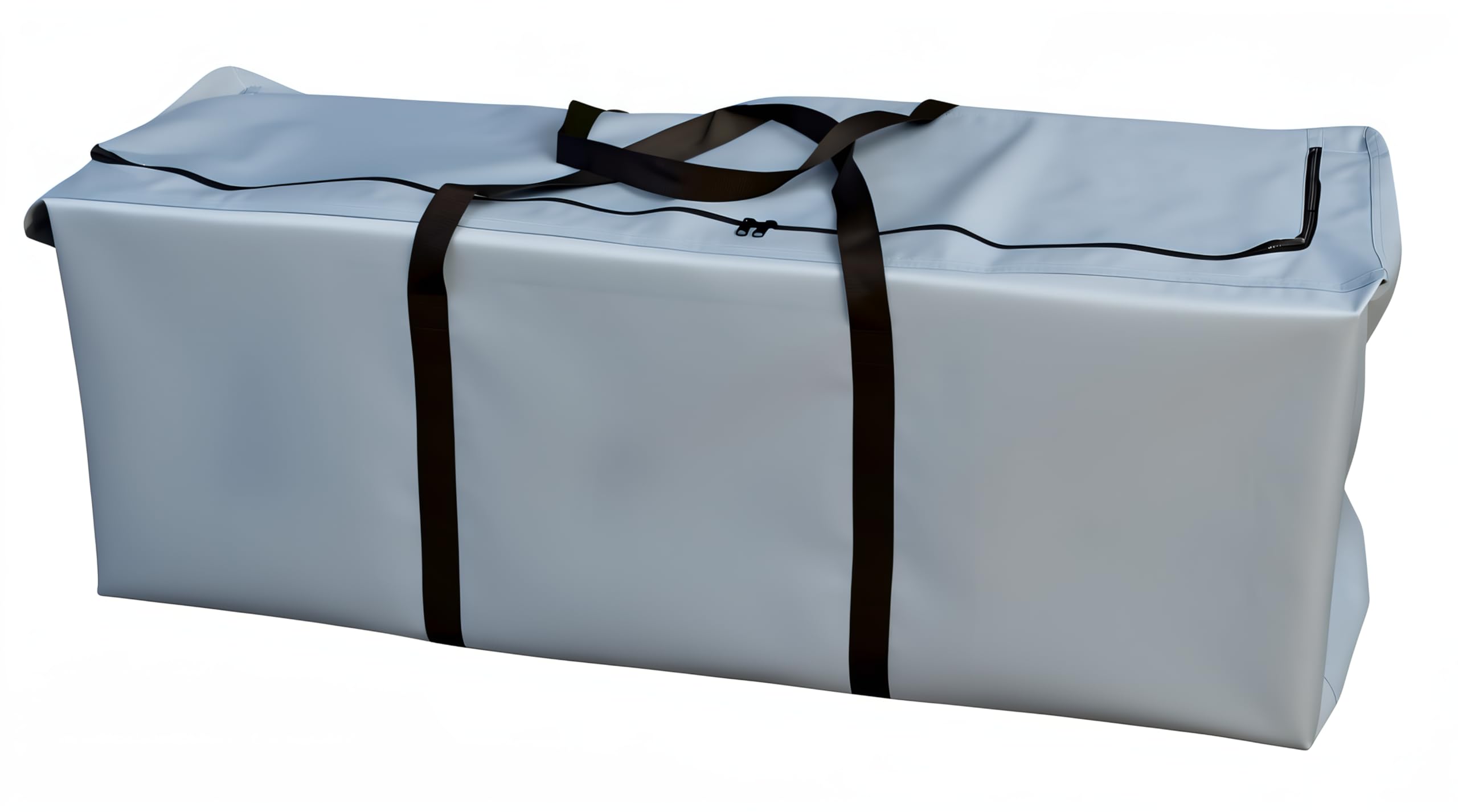 Kingsbridge Grey Garden Furniture Cushion Storage Bag, 600D Fabric, Double Stitching, Heavy Duty, Moisture Resistant Lxwxh 170Cm X 50Cm X 60Cm (Use Indoors/Sheltered Areas)