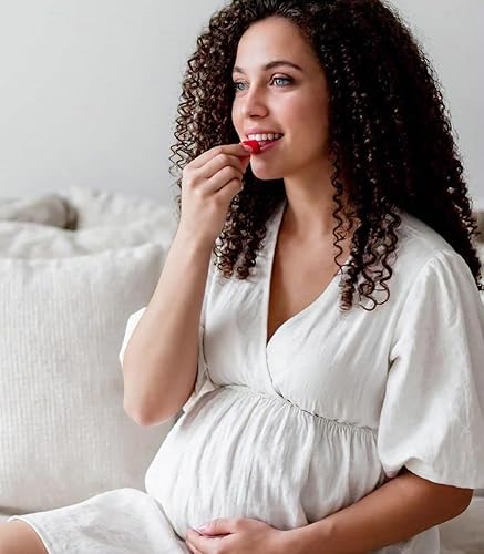 Miniatura 8 de Gomitas prenatales completas de vitaminas, minerales y DHA por el Dr. Francesco Contarin, nutrientes esenciales, apoyo para el embarazo