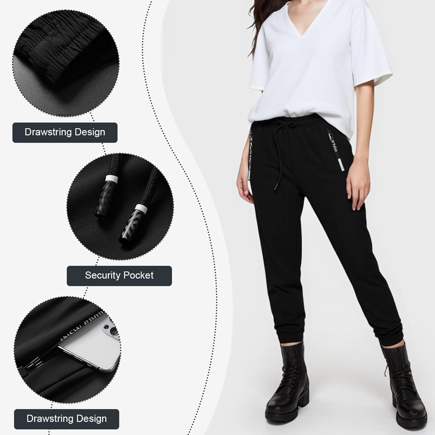 Stretch Active Pants for Women, New Sport Breathable Casual Travel Pants for Older Women (XXS-4XL) - Image 5