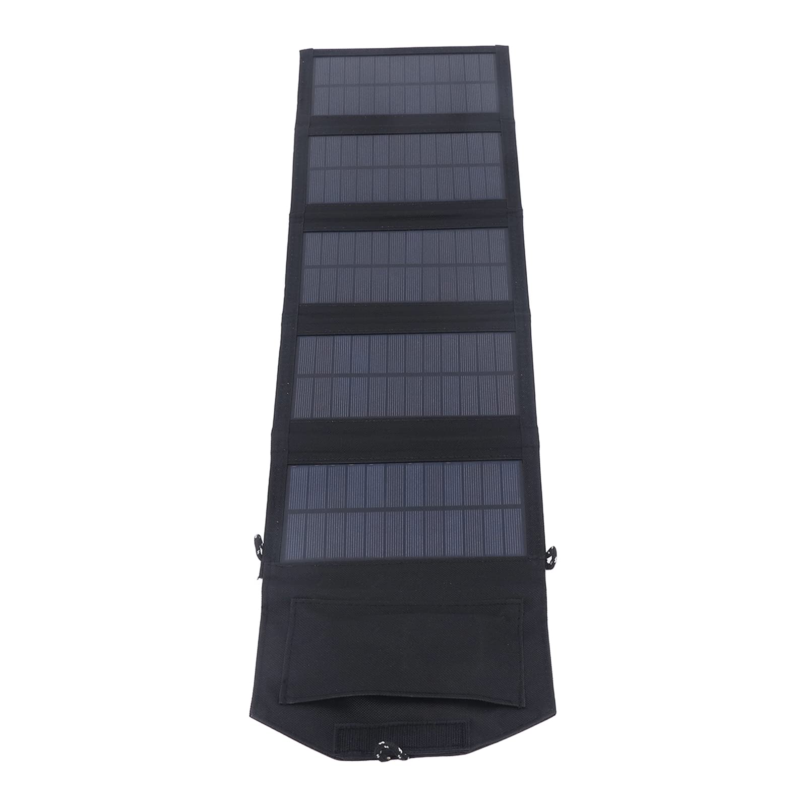 Chargeur Portable à Panneau Solaire Pliant Haute efficacité pour Téléphones Mobiles pour Camping Randonnée Silicium Monocristallin/27,36 X 7,28 pouces/