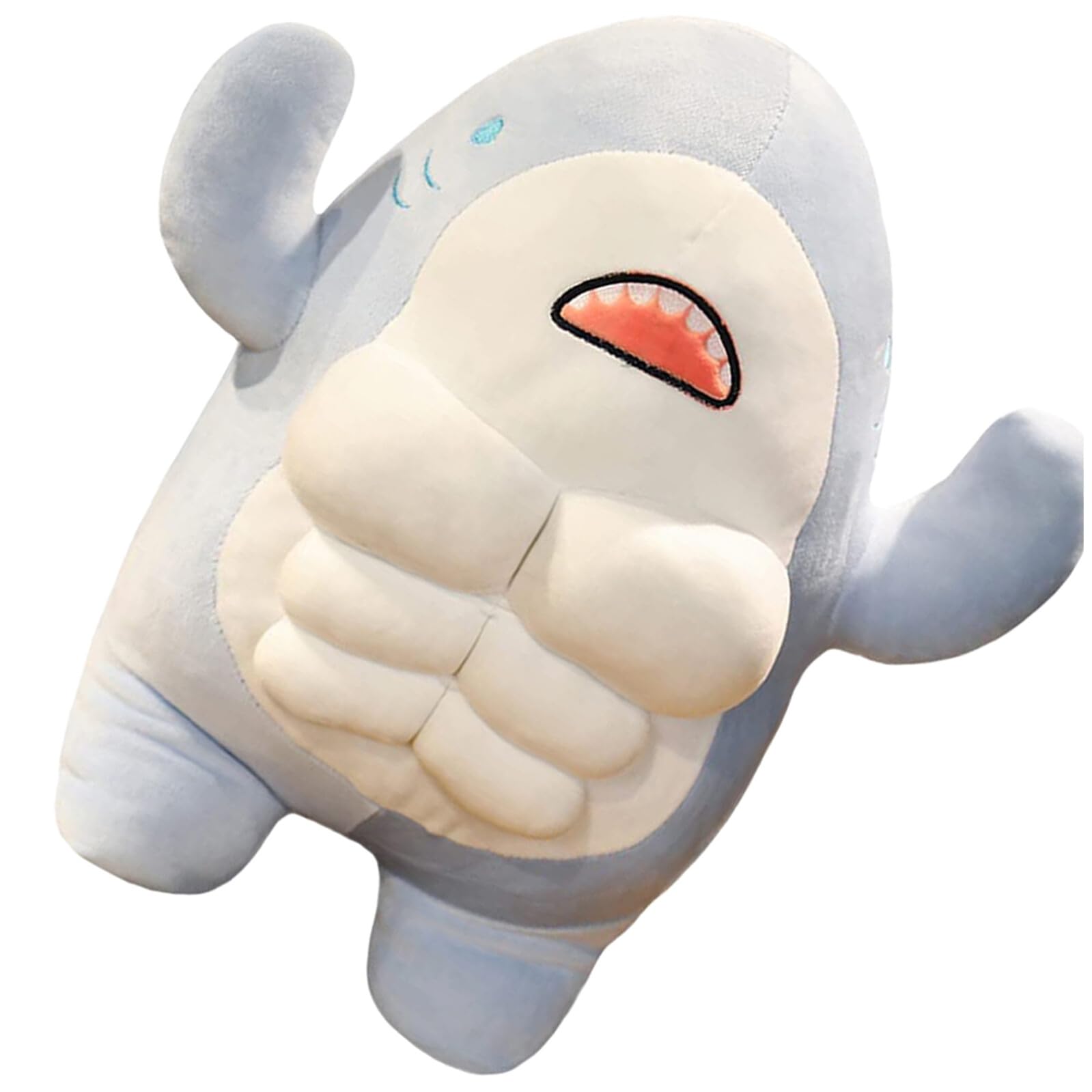 Peluche Squalo Blu 40cm, Morbido, Decorativo, da Abbraccio