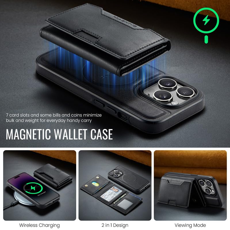 Funda monedero iPhone 14 Pro que evita robos de tarjetas y caídas 3