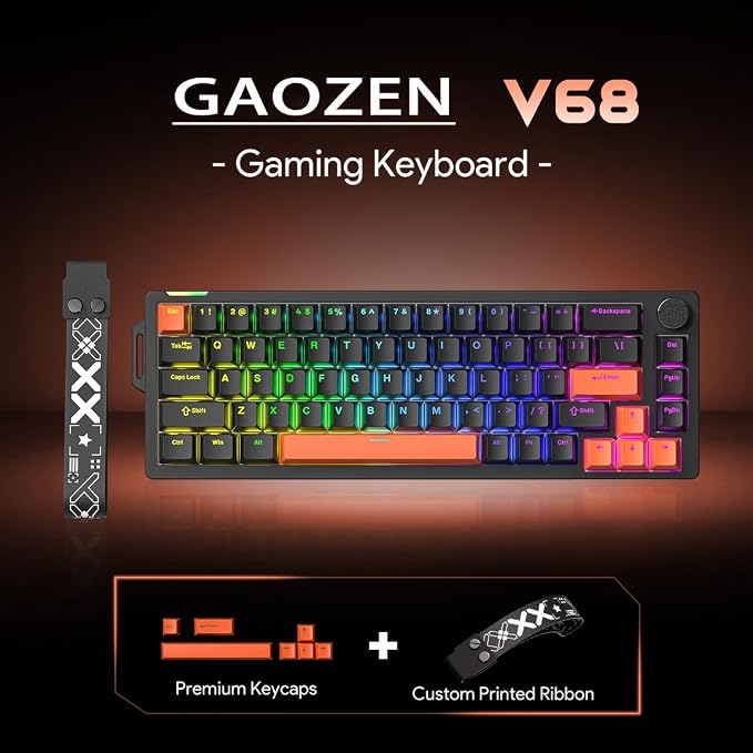 Teclado Mecánico Gaming Gaozen 68% RGB miniatura 2