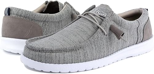 Miniatura 6 de Nautica Mocasines cómodos para hombre, zapatos náuticos sin cordones, ligeros, casuales, elásticos, tenis Rushford