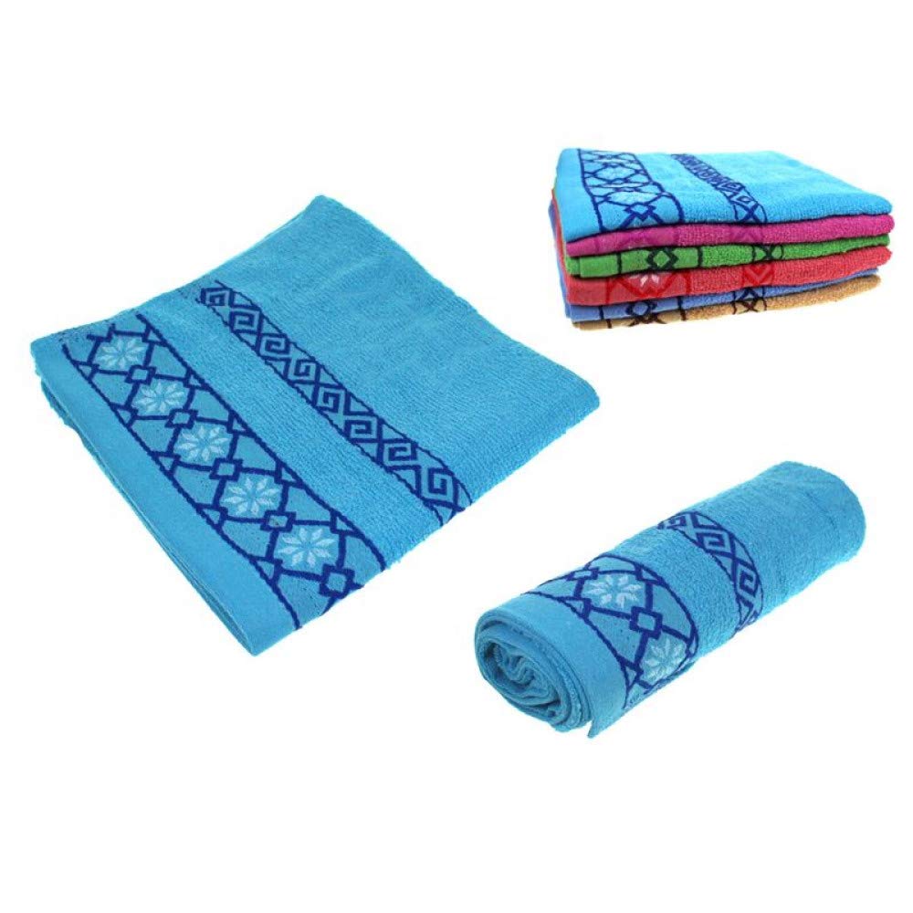 Serviettes d'invités coton éponge de qualité supérieure lot de 6 draps de bain absorbants