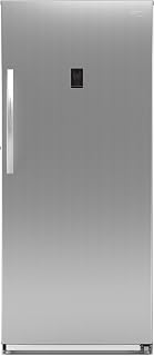 KoolMore CUFR-21C 21 cu. ft. Upright Convertible Freezer/Refrigerator, 2-in-1 Appliance, Storage for Fresh or Frozen Food and Drinks with Clear Shelves and Drawers in Silver, Stainless Steel