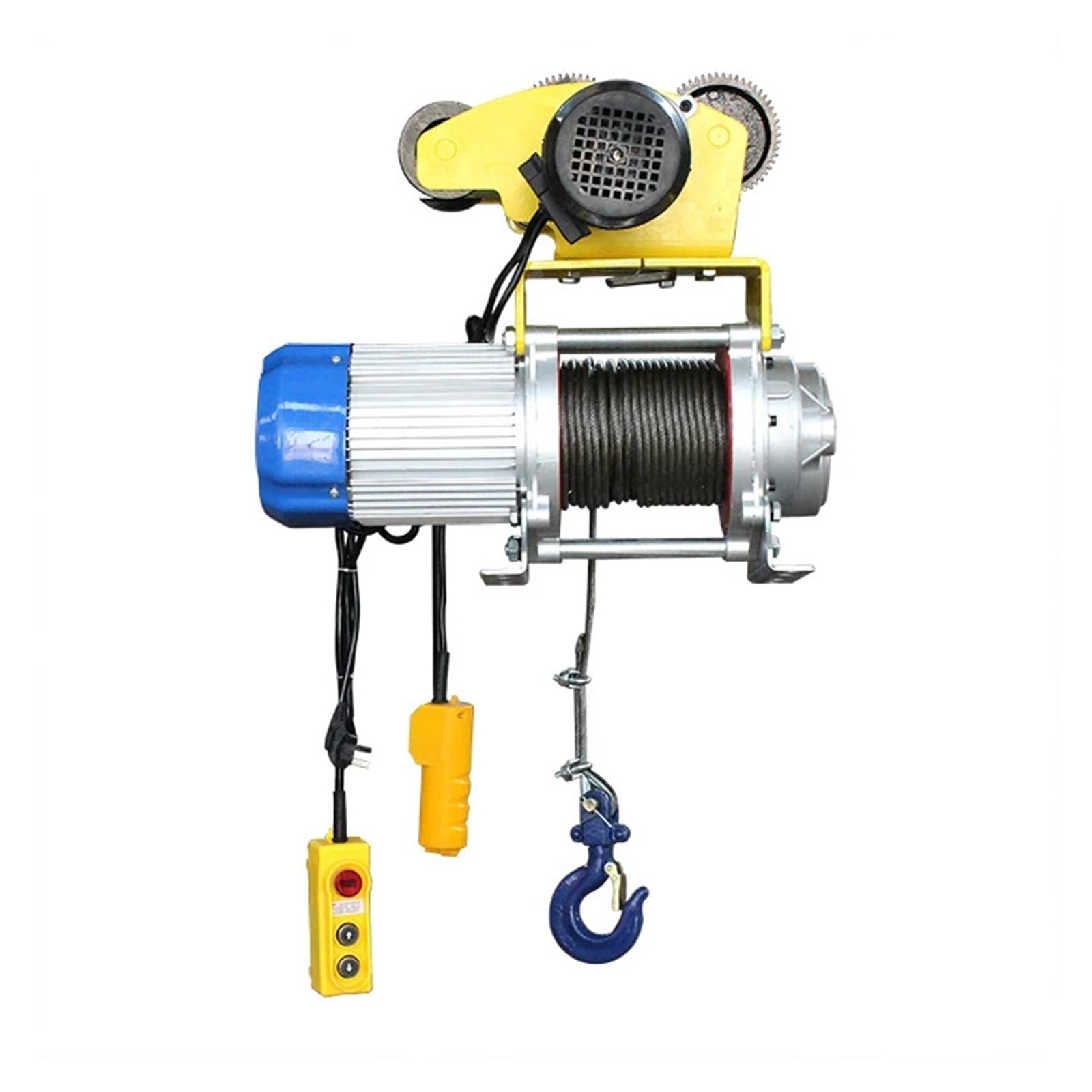 Elektrischer Hebezeug, 1000 Kg, 220 V, 50 Hz, 60, Hubhöhe 30–100 M, Kabelziehen, Drahtseil Elektrischer Hebezeug-Stützarm flaschenzug