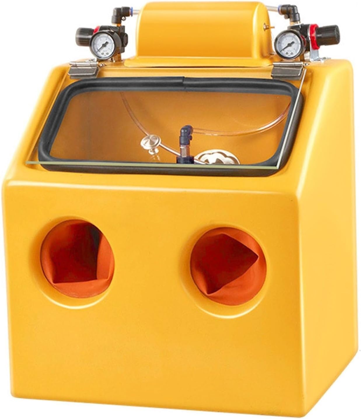 Sand Blaster Cabinet Bench Top Sand Blaster Cabinet,Heavy Duty Wet and Dry Sandblaster Fine Blasting Machine