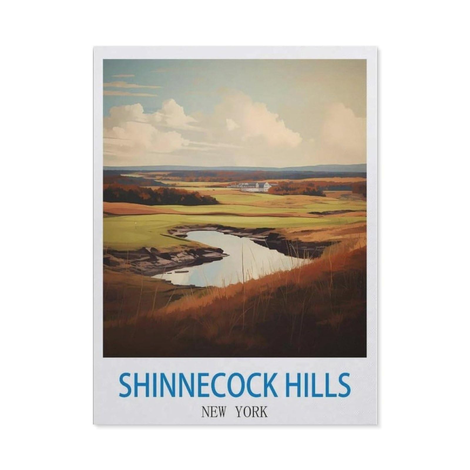 BEAYODKP DIY Diamond Art Kits，Shinnecock Hills New York ， Golf（30 x 40 cm）