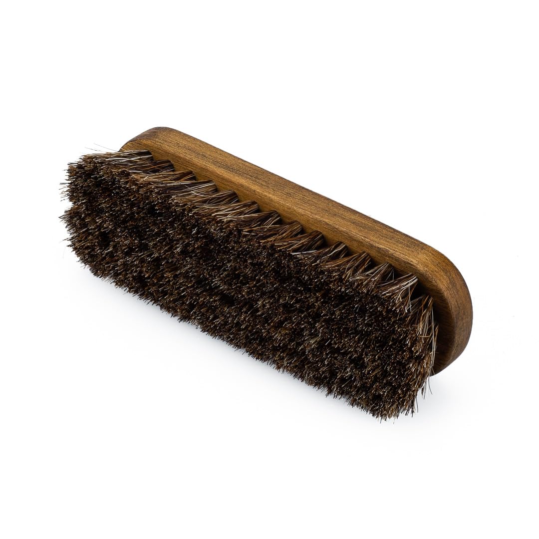 Maxshine Cepillo de Limpieza Suave de Pelo de Caballo Fino Natural para Detalles de Coche, tapicería de alfombras (pequeño)